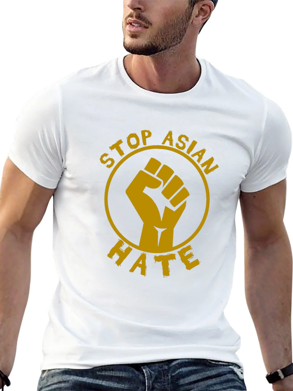 Stop Asian Hate T-Shirt - Black Protest Tee