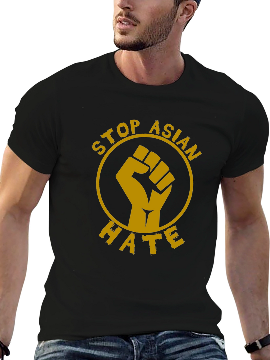 Stop Asian Hate T-Shirt - Black Protest Tee