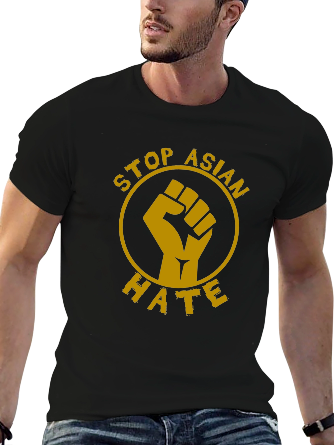 Stop Asian Hate T-Shirt - Black Protest Tee