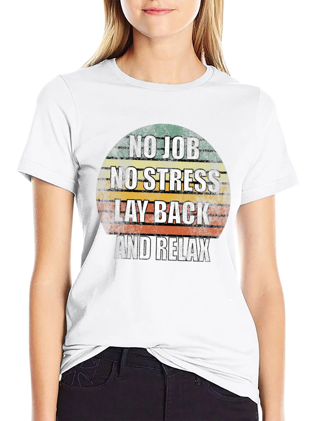 No Job No Stress Graphic Tee