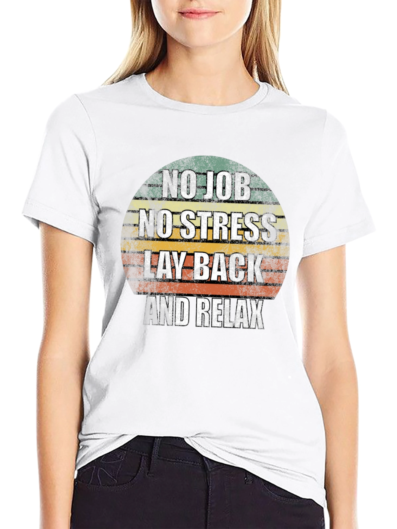 No Job No Stress Graphic Tee