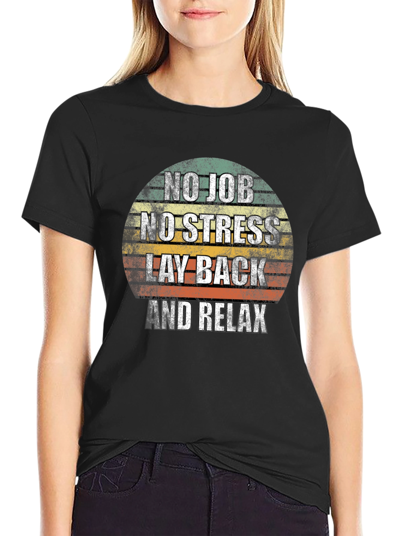 No Job No Stress Graphic Tee
