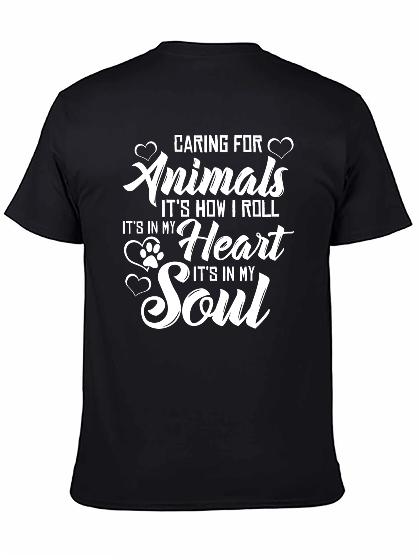 Caring for Animals Graphic Tee - Soft Cotton