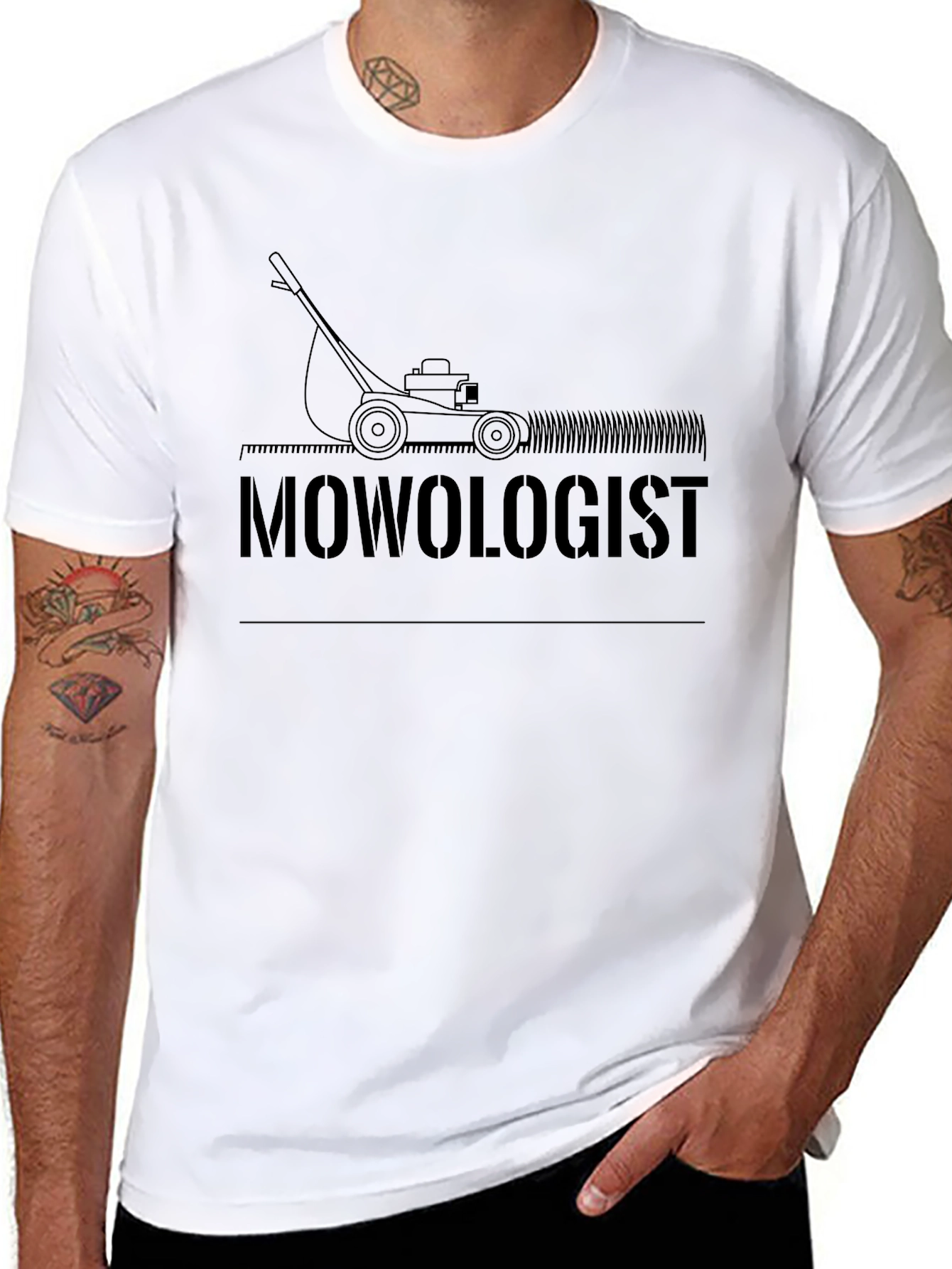 Mowologist Graphic T-Shirt - Lawn Care Expert Tee