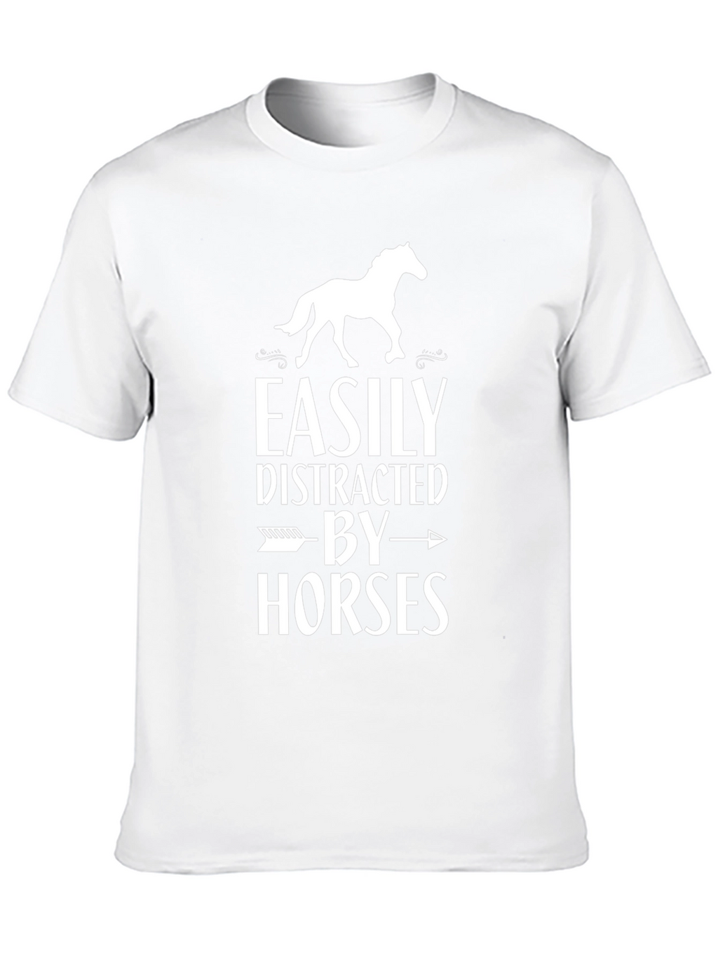 Easily Distracted By Horses Graphic T-Shirt