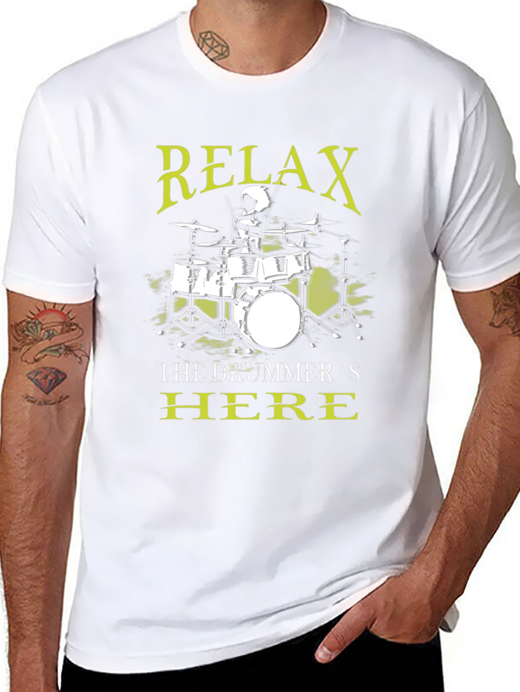 Relax The Drummers Here T-Shirt