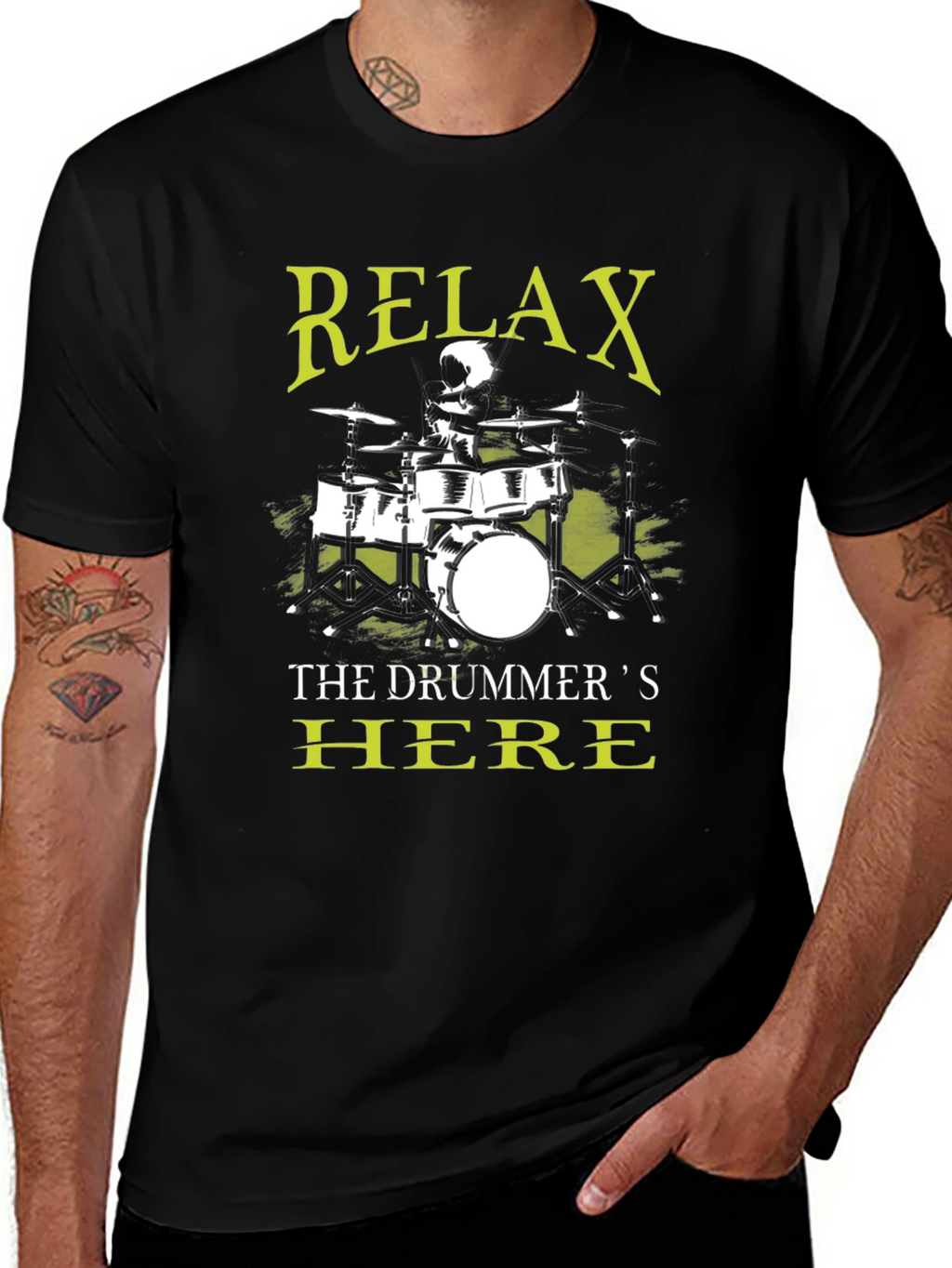 Relax The Drummers Here T-Shirt