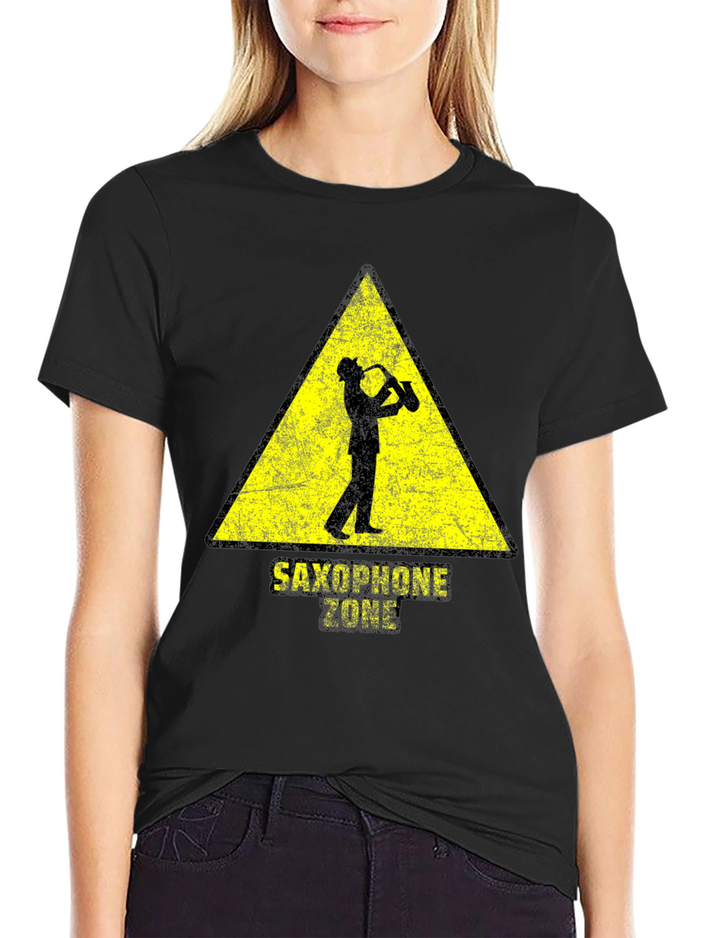 Saxophone Zone Graphic Tee - Music Lovers T-Shirt