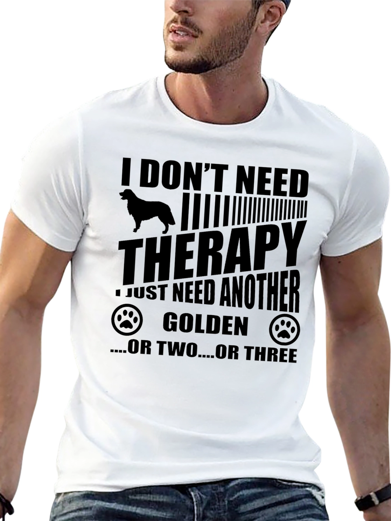 I Dont Need Therapy Golden Retriever T-Shirt