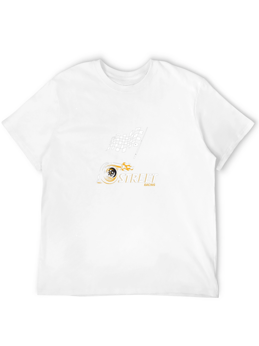 Street Racing Turbo Black T-Shirt