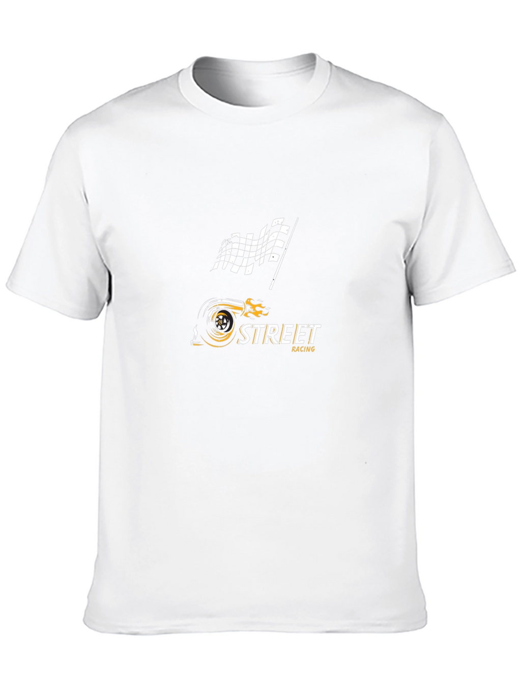 Street Racing Turbo Black T-Shirt