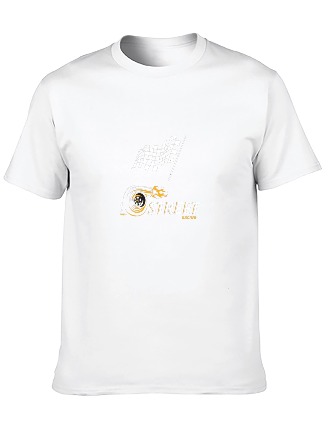 Street Racing Turbo Black T-Shirt