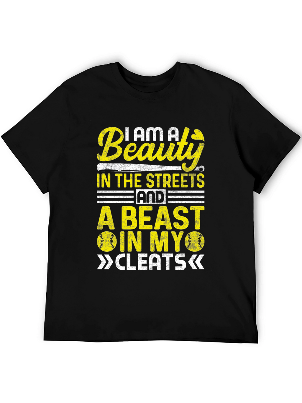 Beauty and Beast Baseball T-Shirt