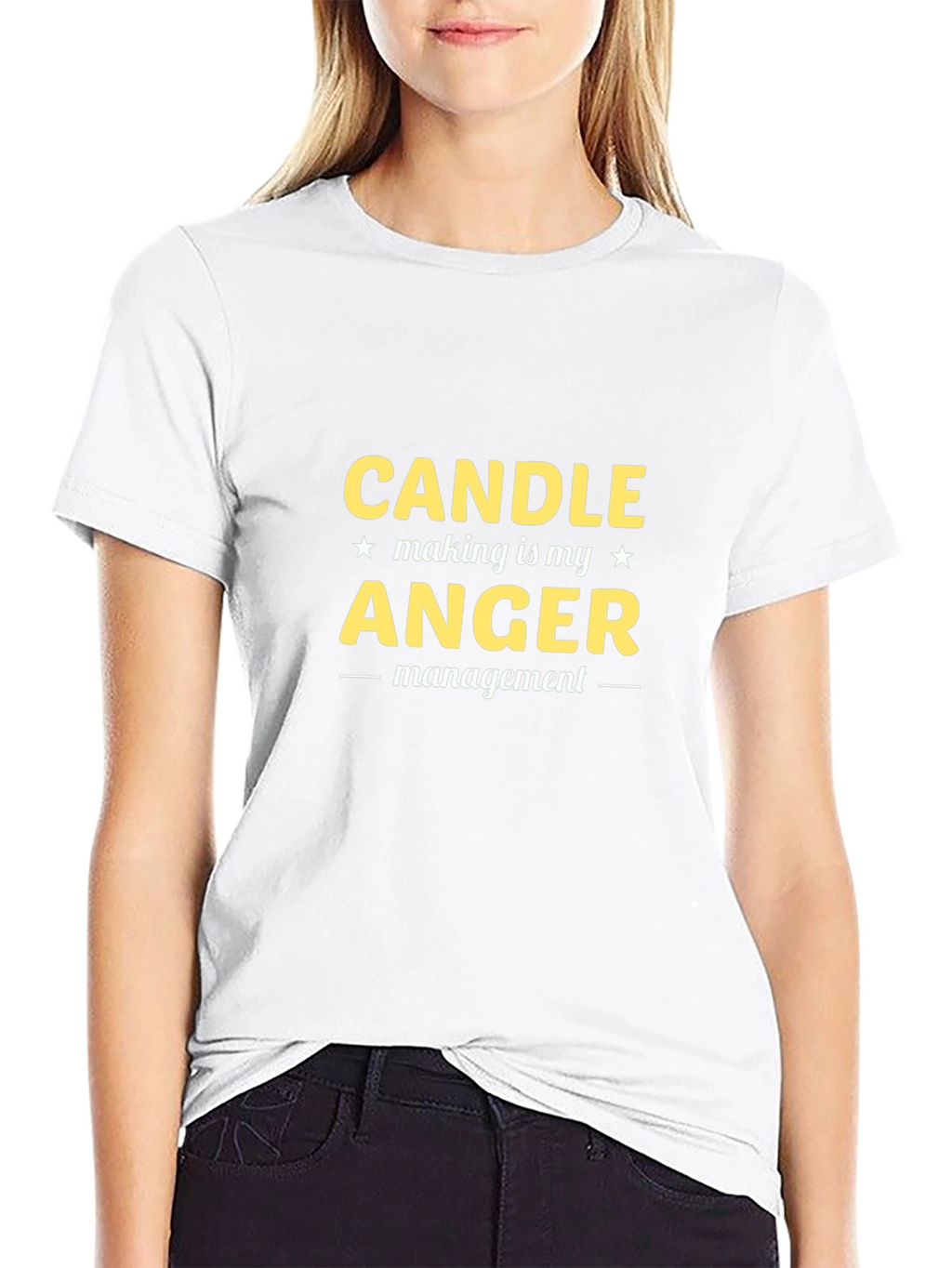 Candle Making Anger Management Black T-Shirt