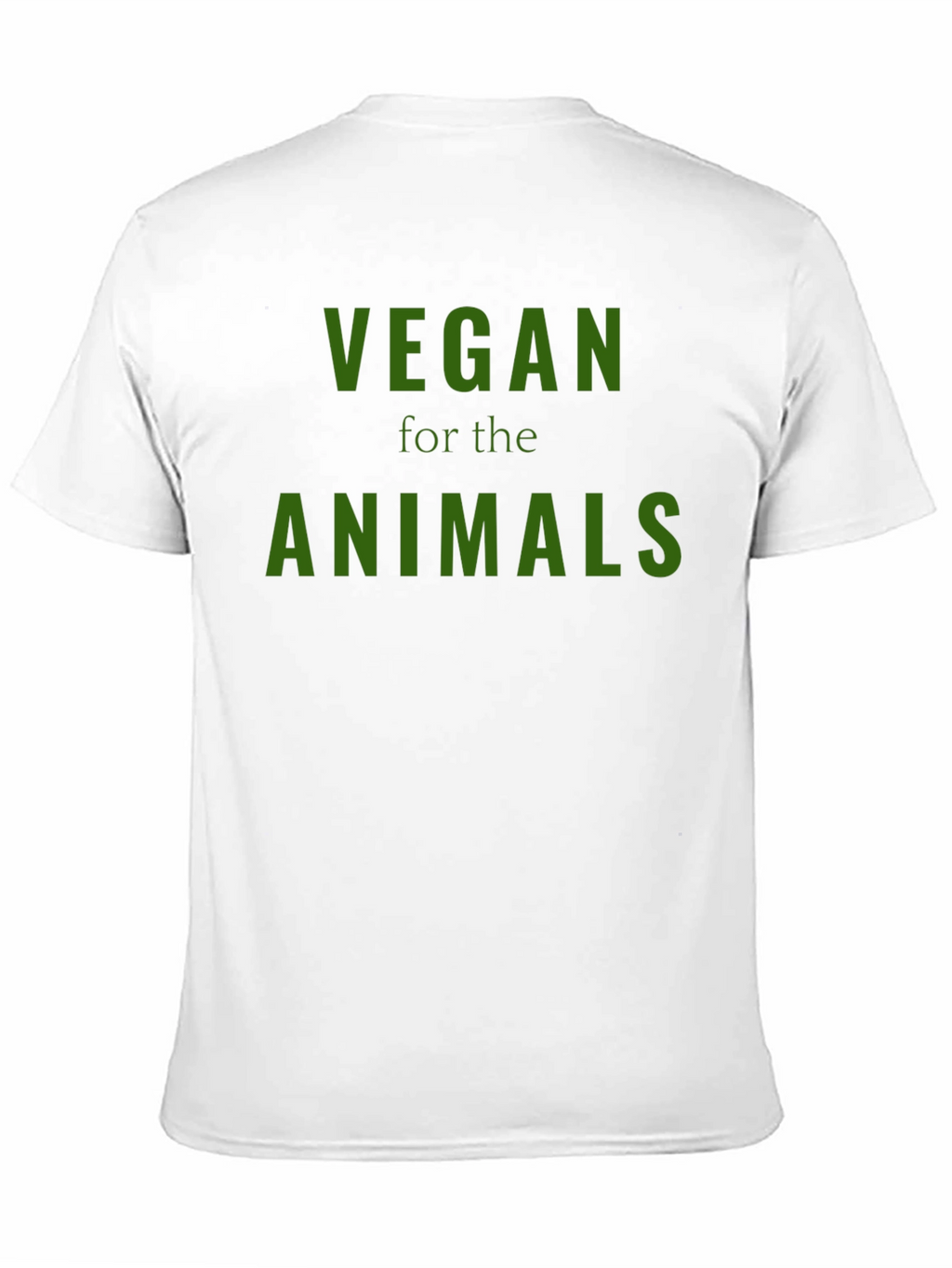 Vegan for the Animals Black T-Shirt