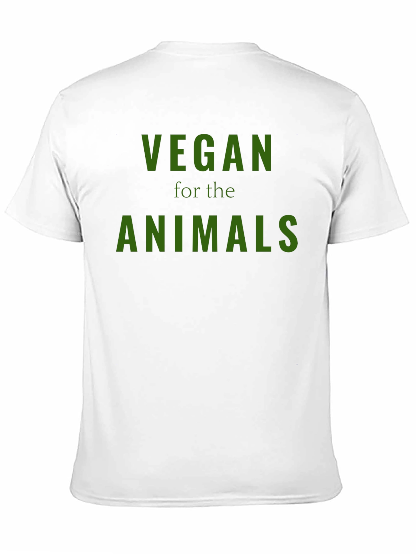 Vegan for the Animals Black T-Shirt