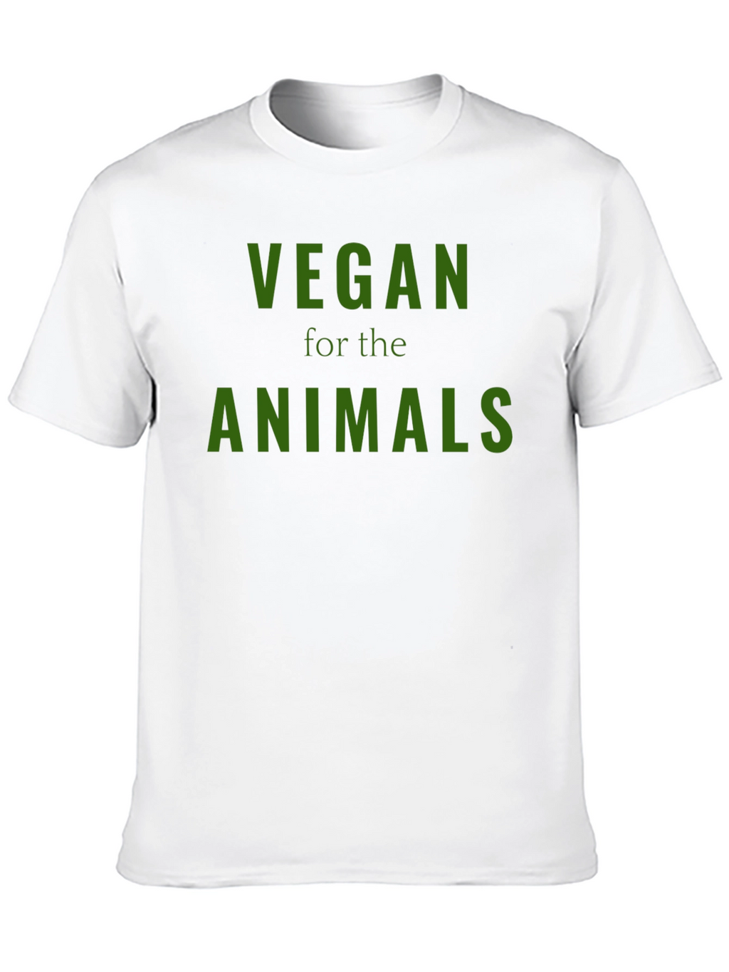 Vegan for the Animals Black T-Shirt