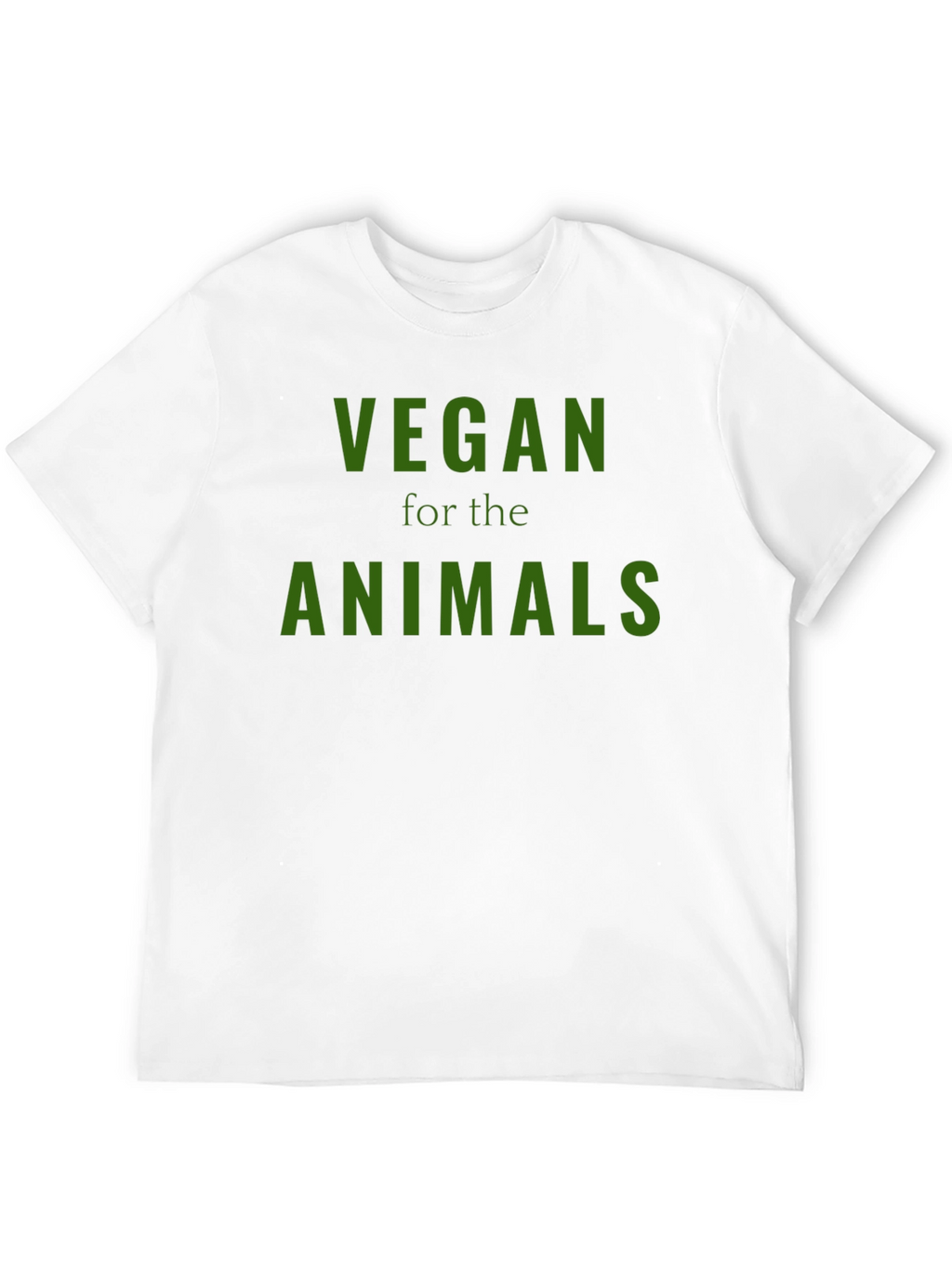 Vegan for the Animals Black T-Shirt