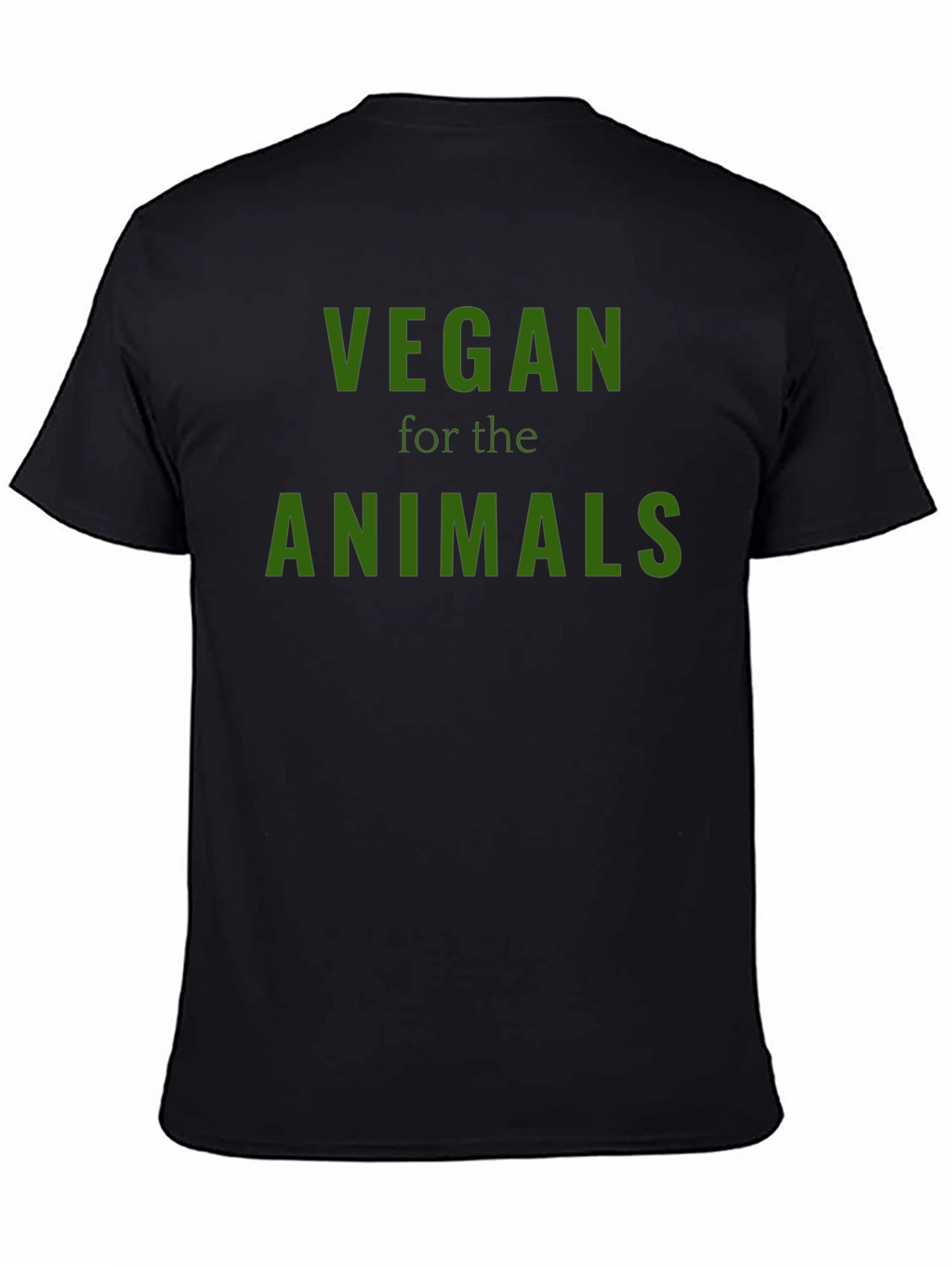 Vegan for the Animals Black T-Shirt