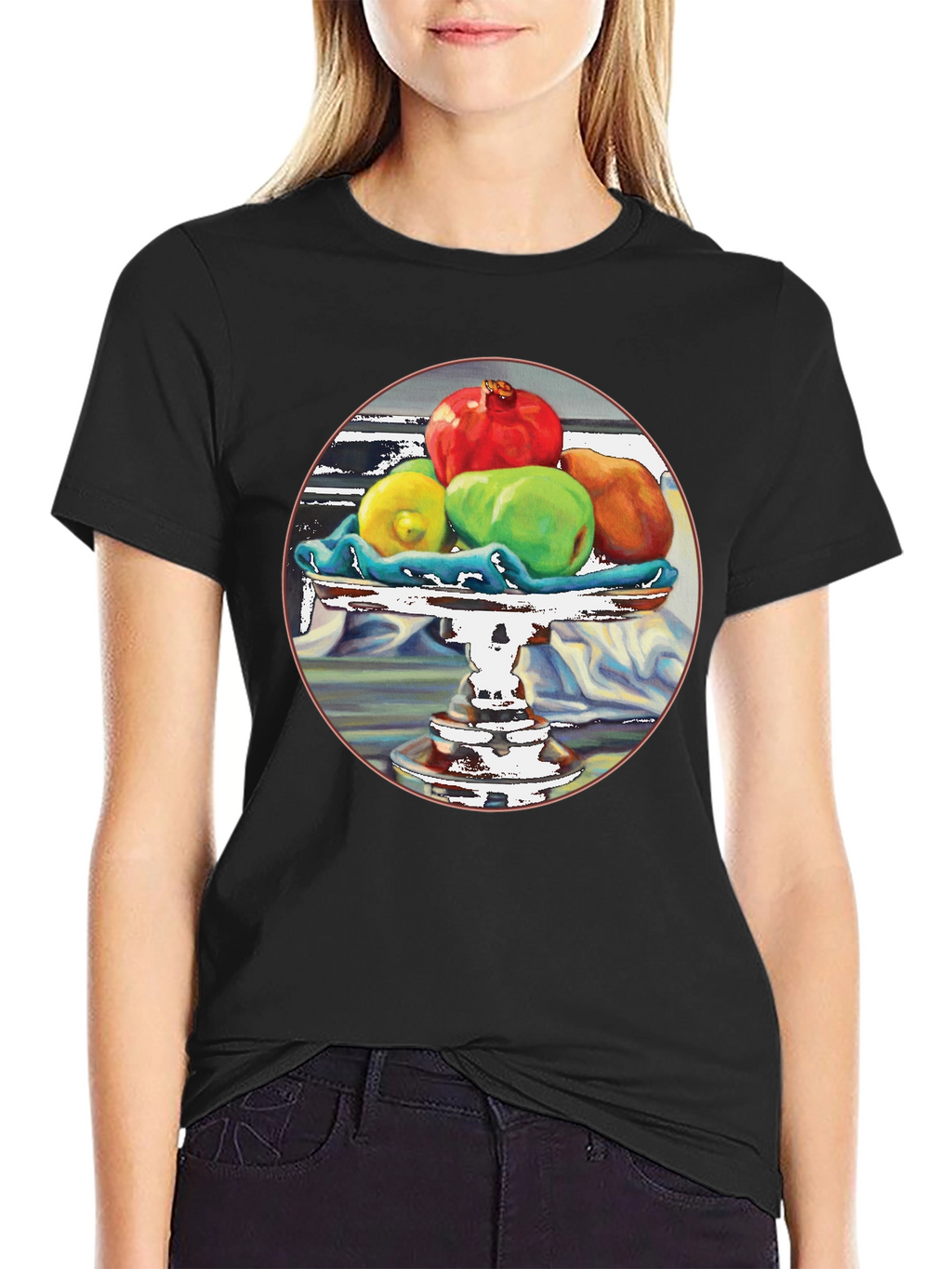 Fruit Still Life T-Shirt - Artistic Design
