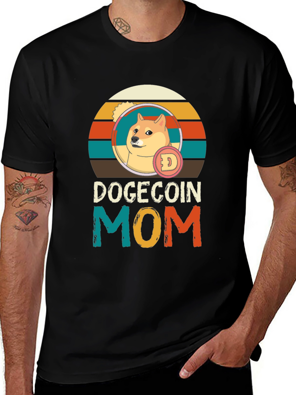DogeCoin Mom T-Shirt - Crypto Lover Tee