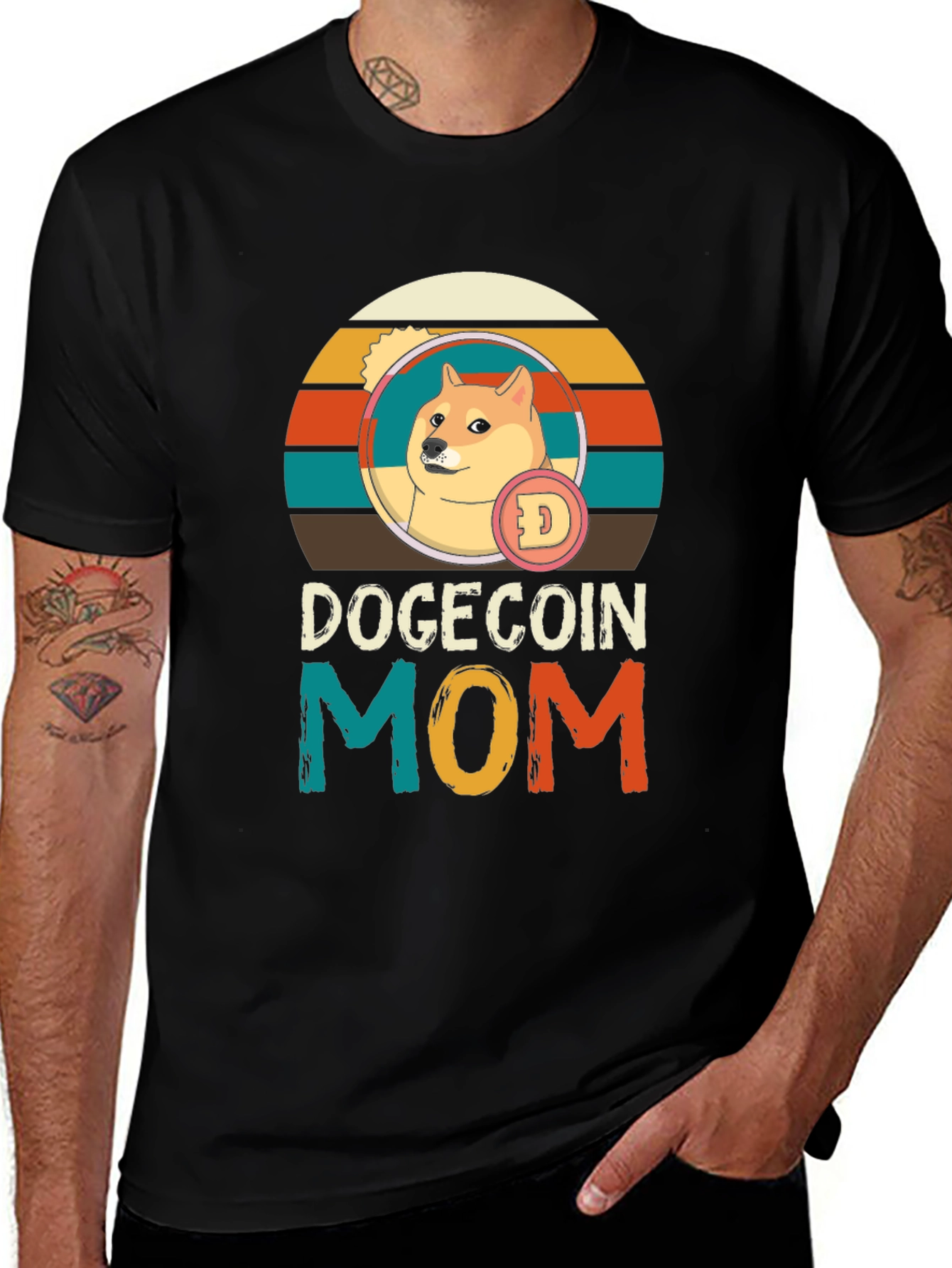DogeCoin Mom T-Shirt - Crypto Lover Tee
