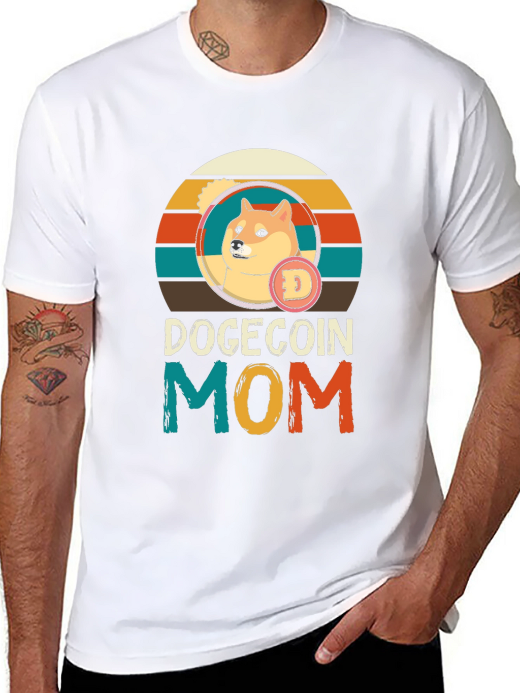 DogeCoin Mom T-Shirt - Crypto Lover Tee