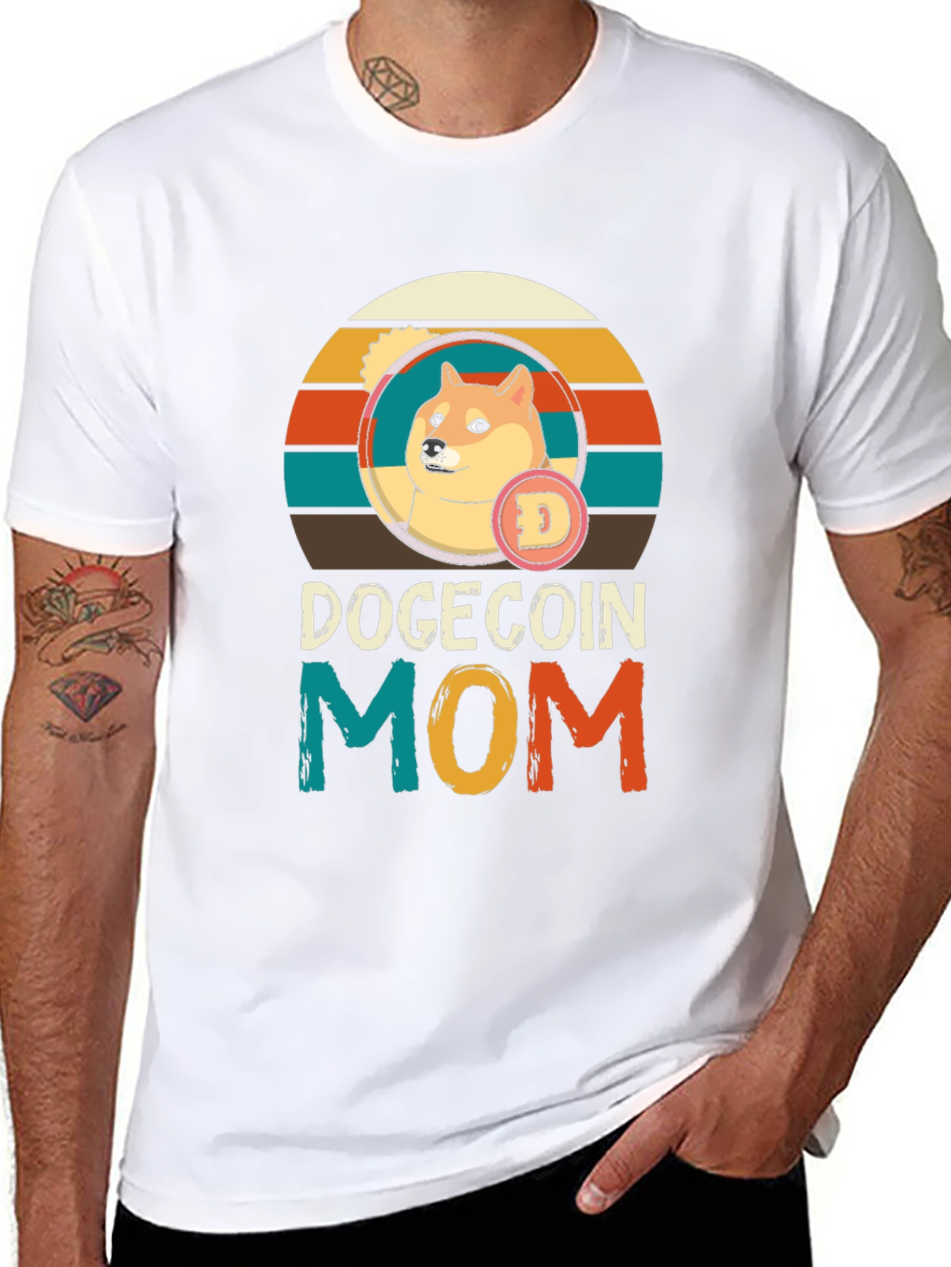 DogeCoin Mom T-Shirt - Crypto Lover Tee