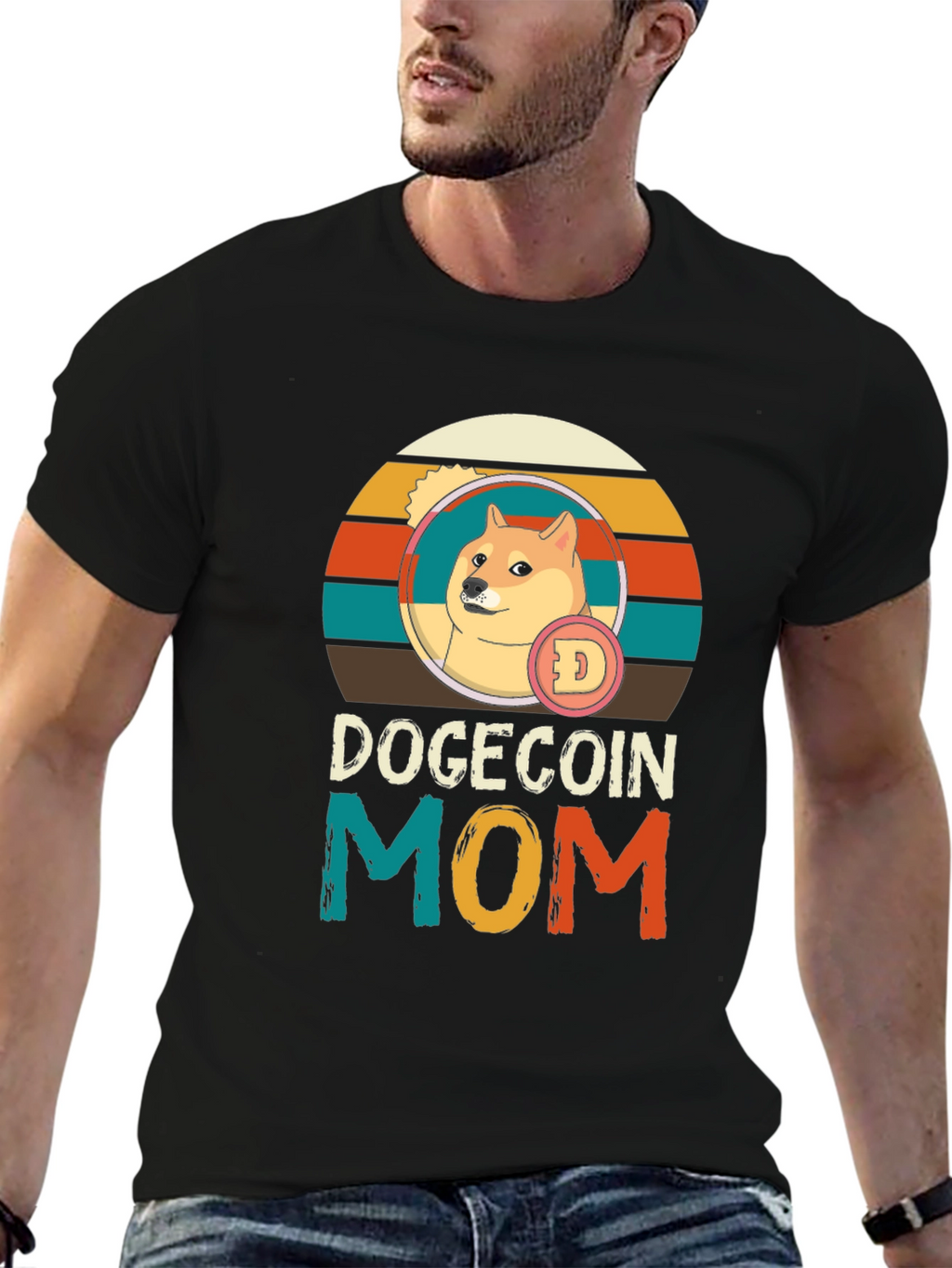 DogeCoin Mom T-Shirt - Crypto Lover Tee