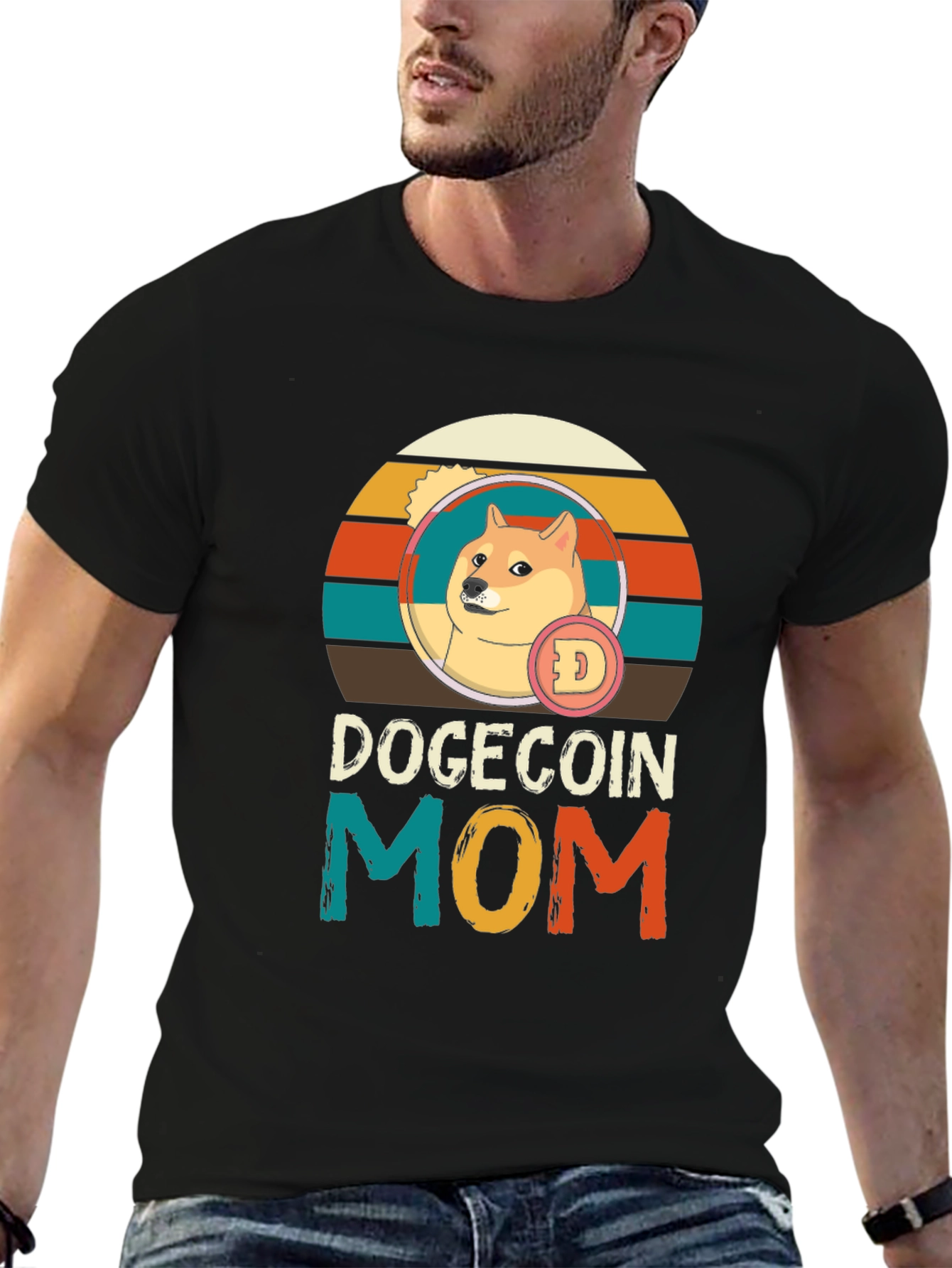 DogeCoin Mom T-Shirt - Crypto Lover Tee