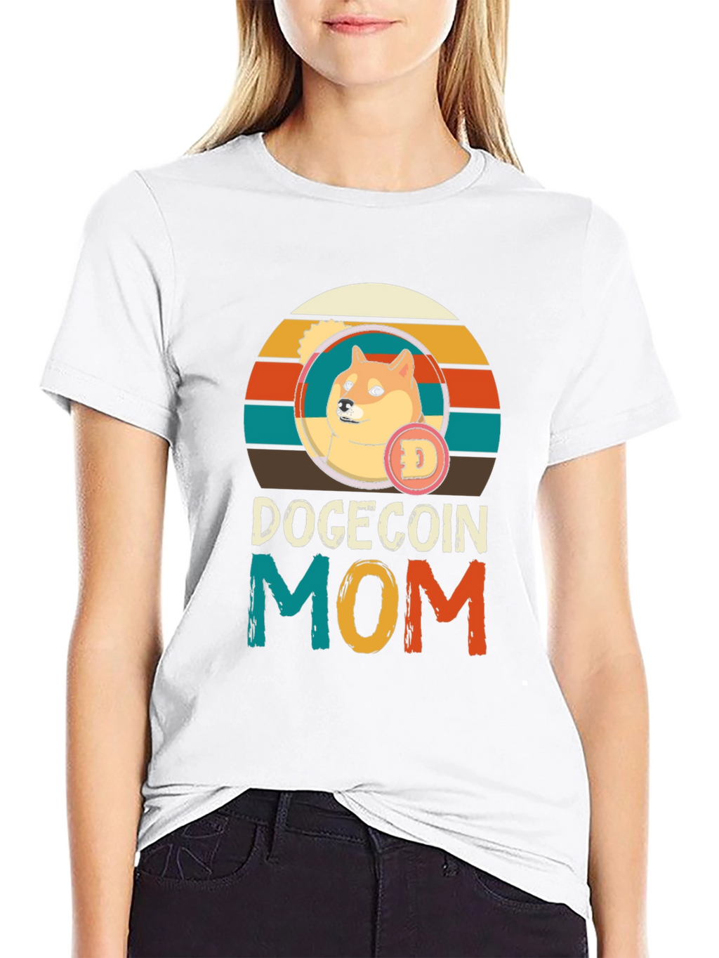 DogeCoin Mom T-Shirt - Crypto Lover Tee