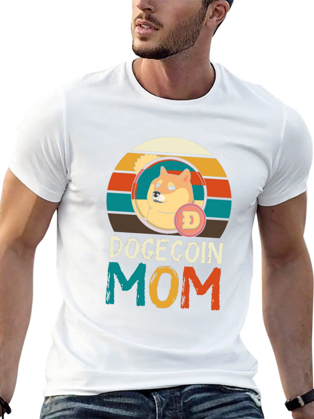 DogeCoin Mom T-Shirt - Crypto Lover Tee