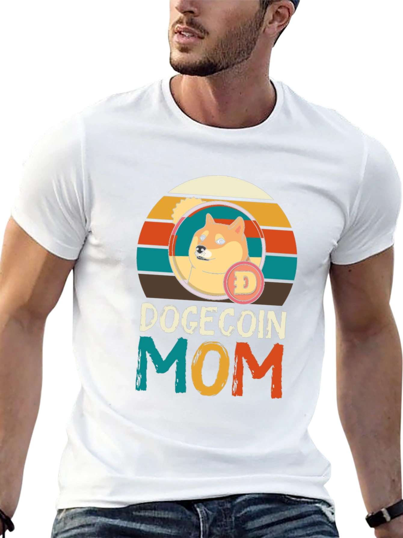 DogeCoin Mom T-Shirt - Crypto Lover Tee