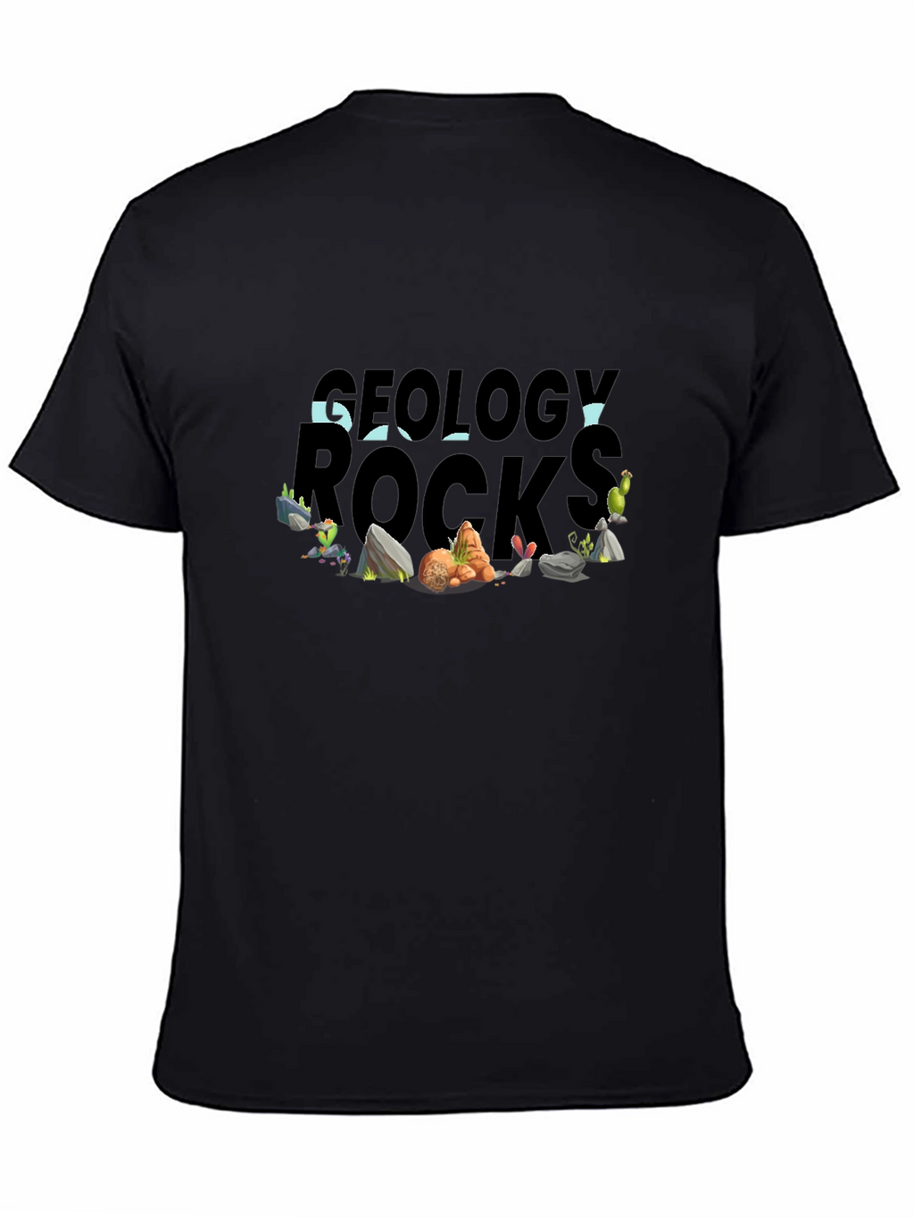 Geology Rocks Black T-Shirt