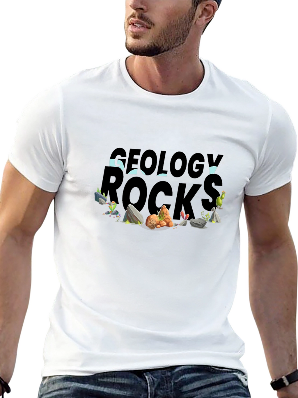 Geology Rocks Black T-Shirt