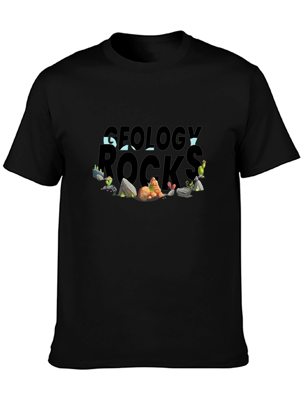 Geology Rocks Black T-Shirt