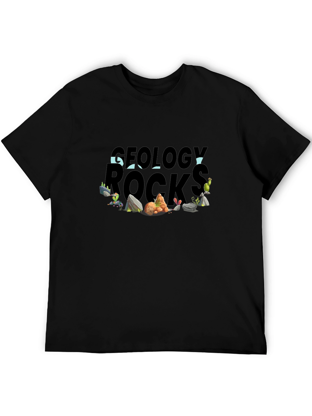 Geology Rocks Black T-Shirt