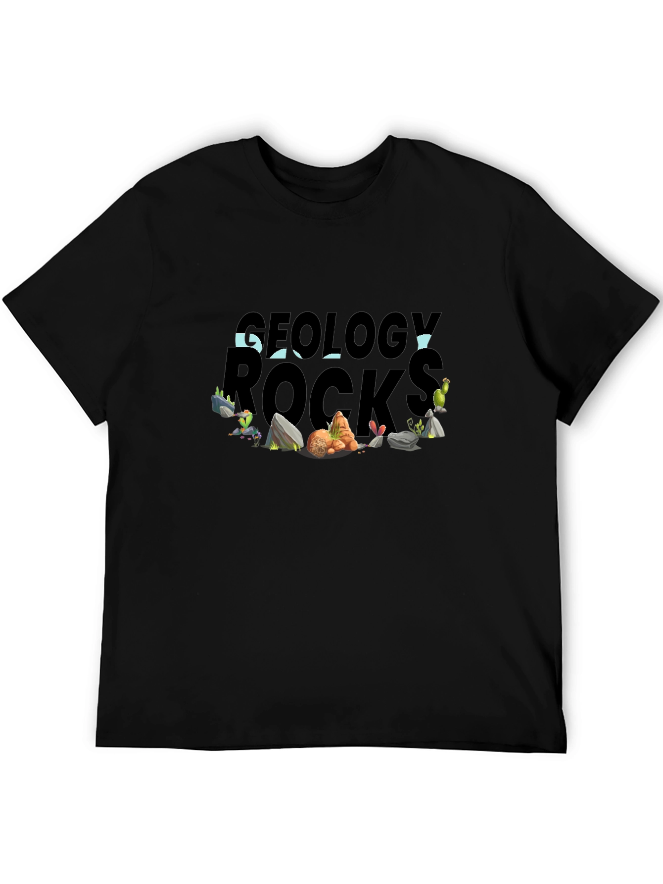Geology Rocks Black T-Shirt