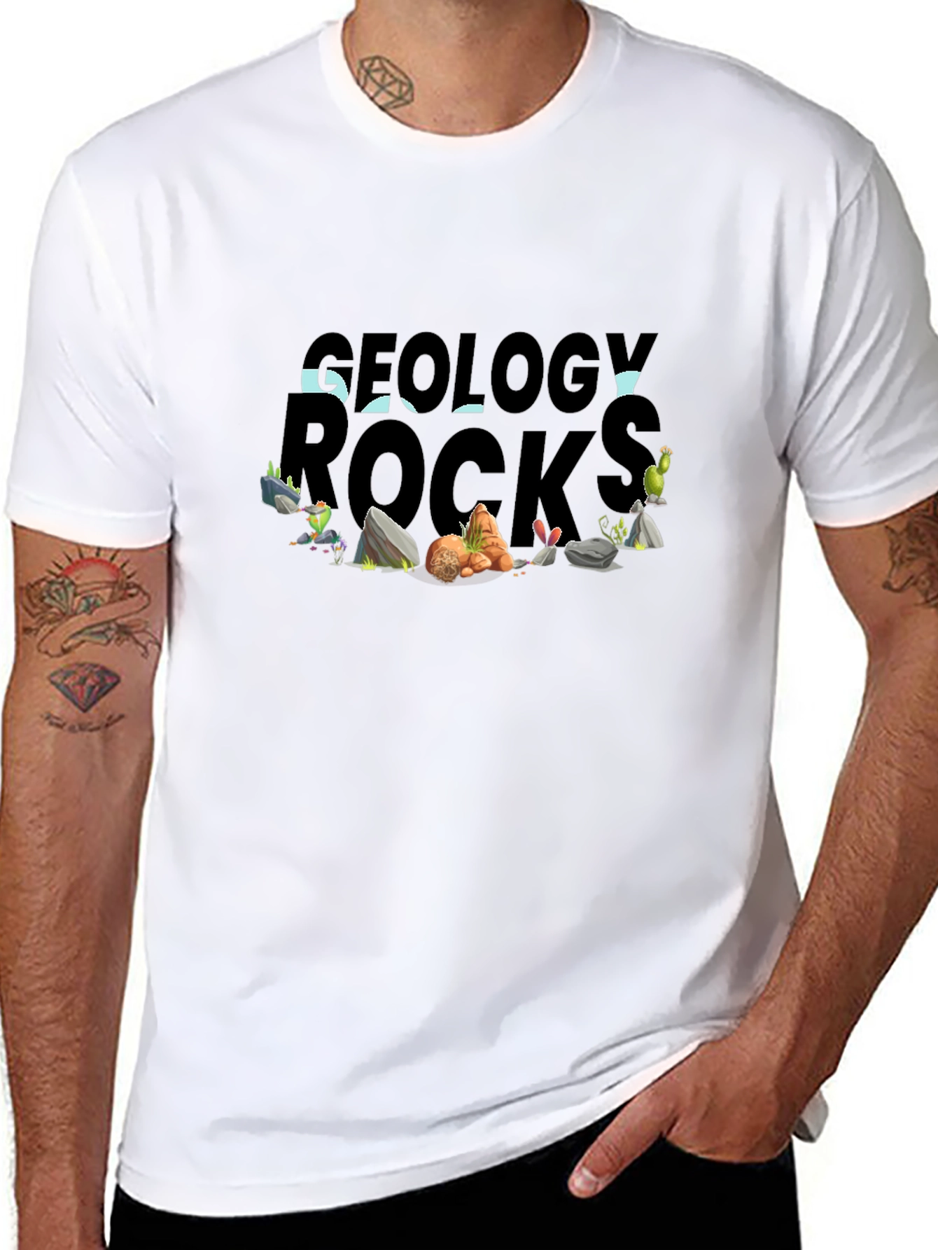 Geology Rocks Black T-Shirt