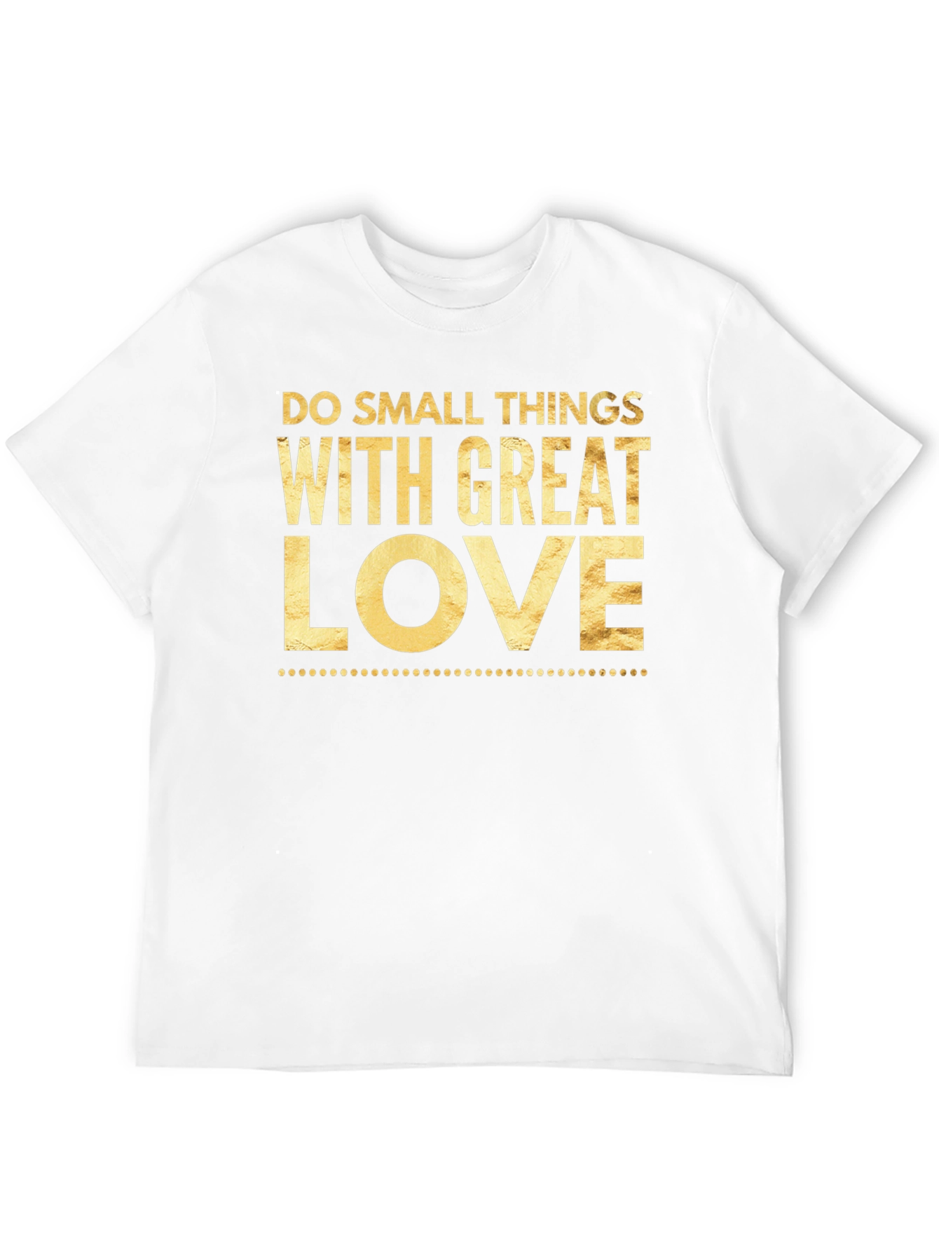 Do Small Things With Great Love Black Tee