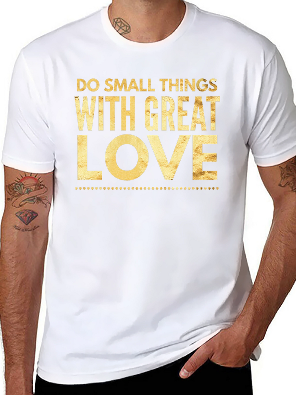Do Small Things With Great Love Black Tee