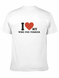 I Love My Wire Fox Terrier T-Shirt