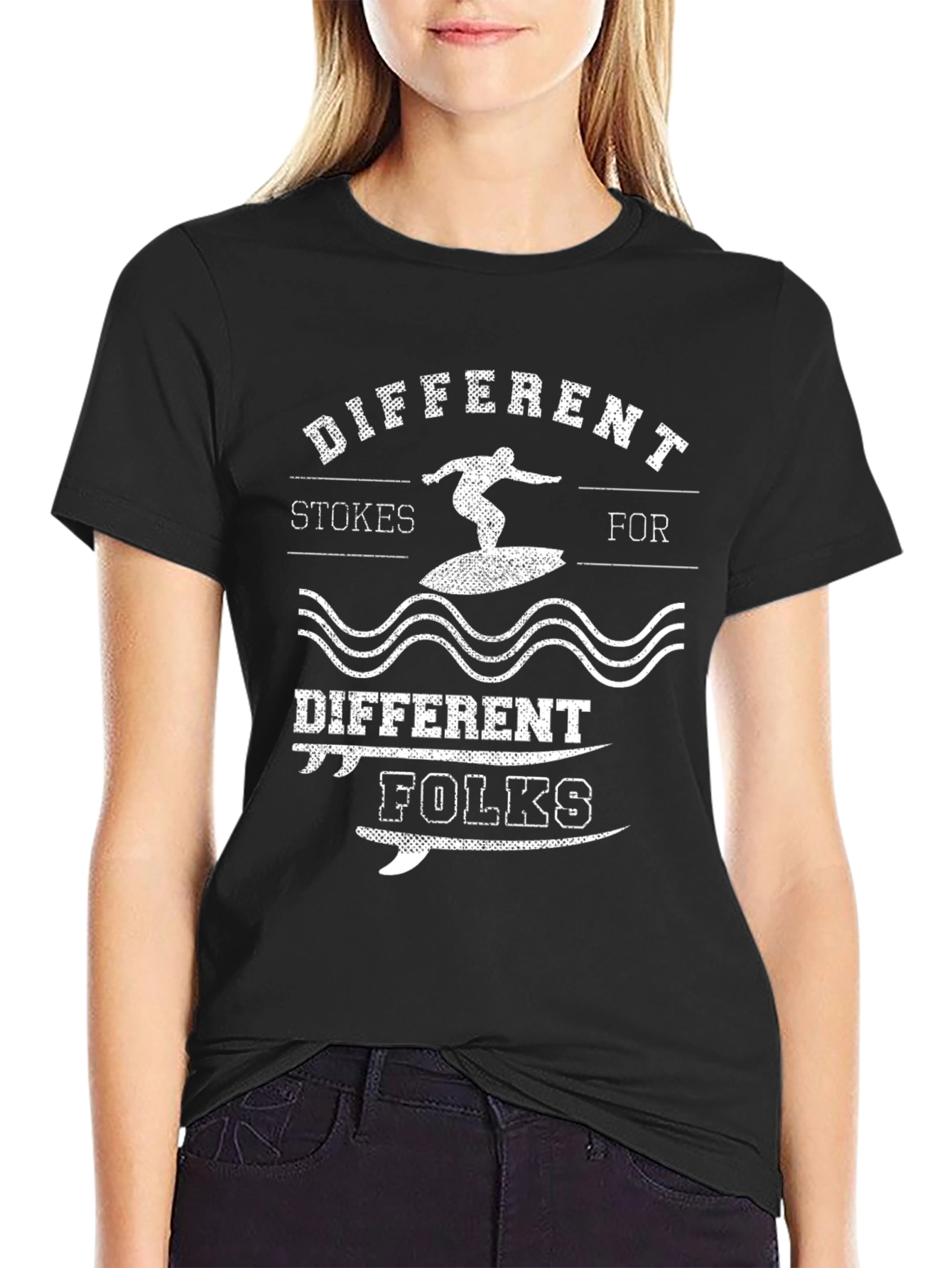 Different Strokes Surfing Graphic Tee