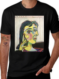 Abstract Art Graphic Tee - Picasso Style Portrait