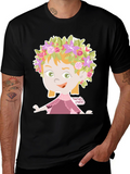 Floral Fairy Graphic T-Shirt - Unique Design