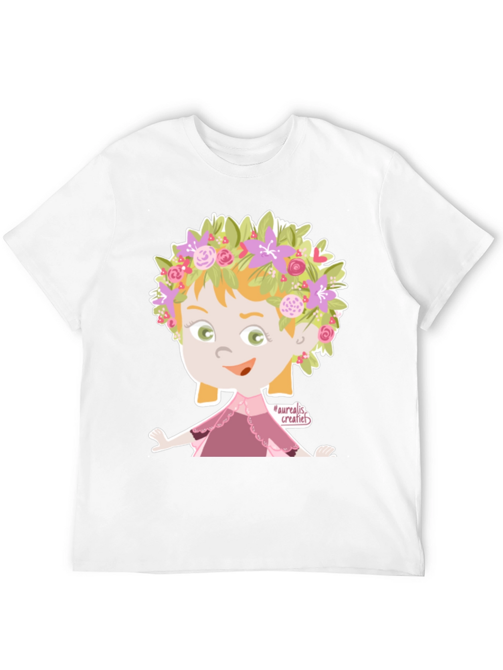 Floral Fairy Graphic T-Shirt - Unique Design