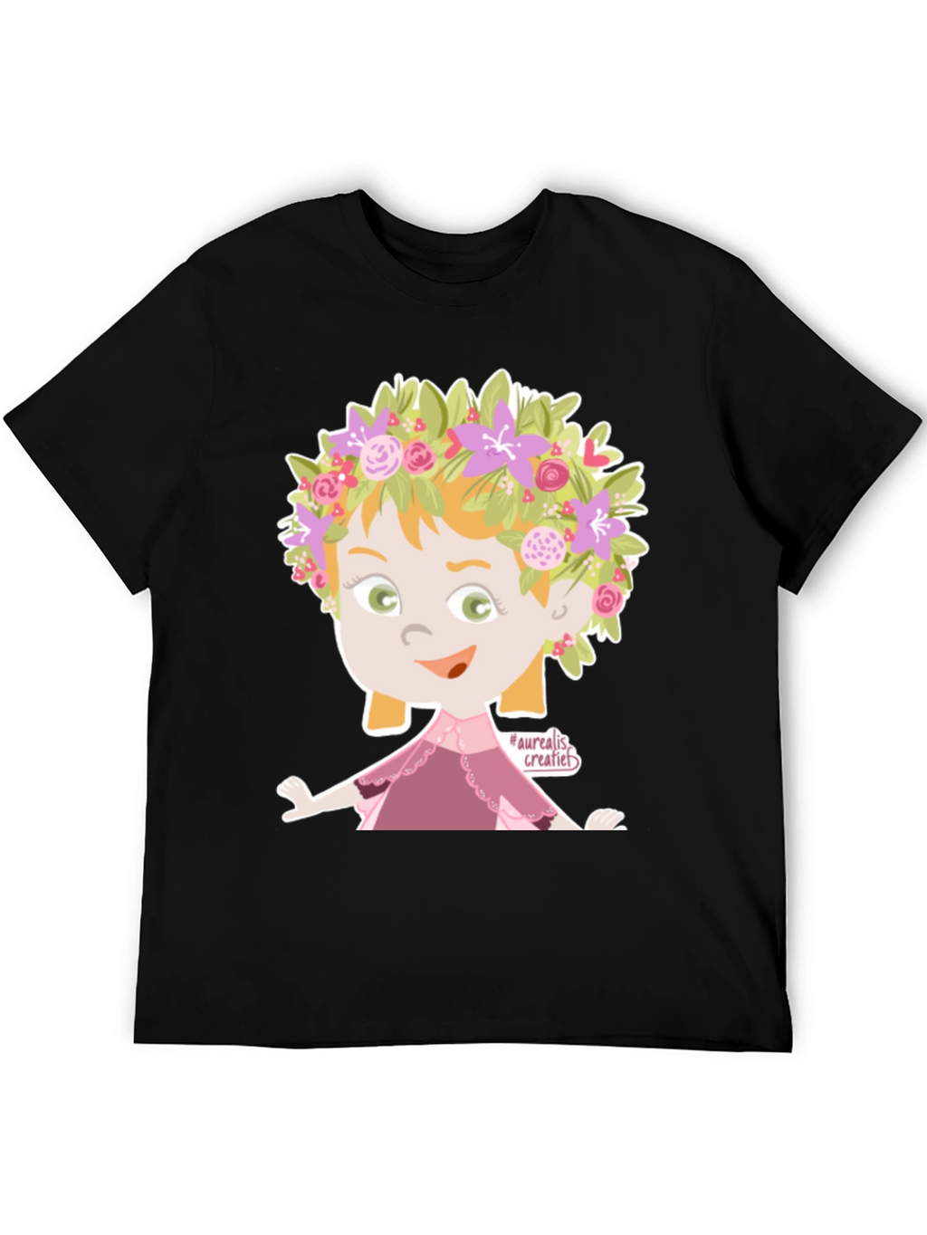 Floral Fairy Graphic T-Shirt - Unique Design