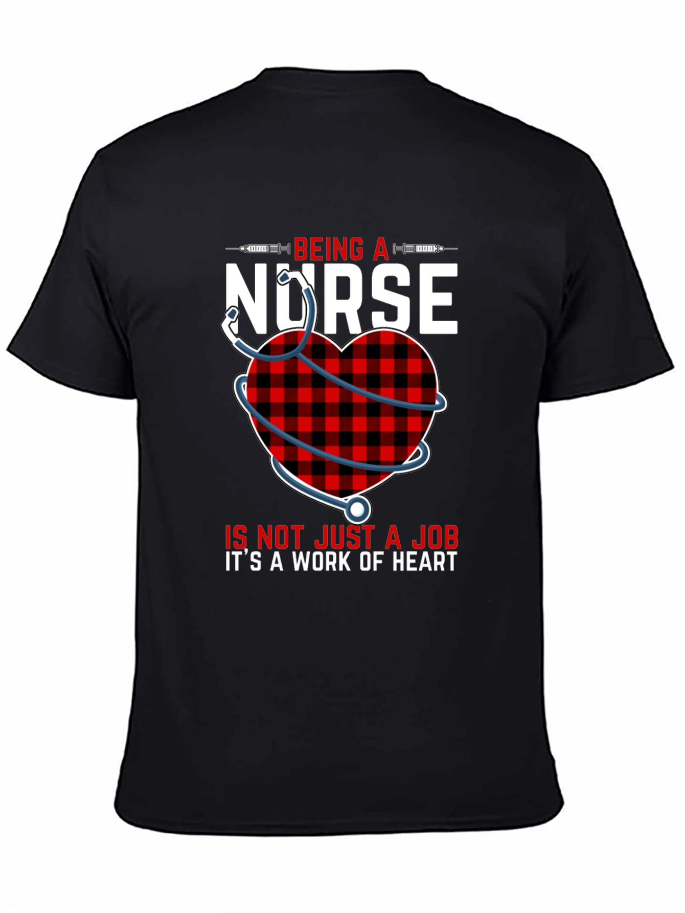 Nurse Heart Graphic T-Shirt - Work of Heart Tee