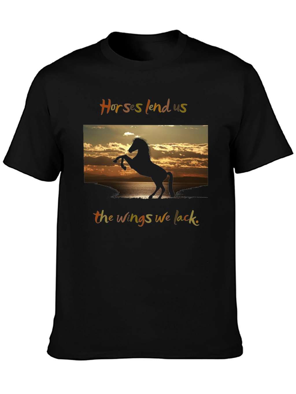 Horse Silhouette Graphic Tee