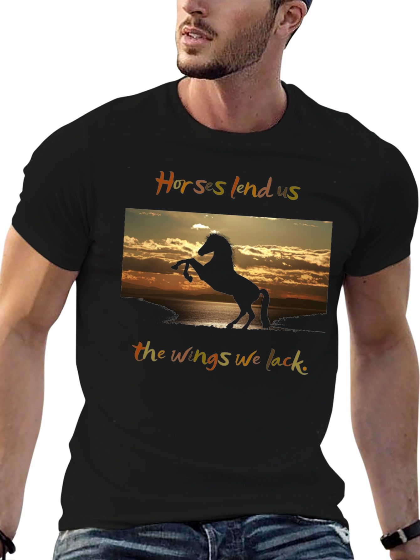 Horse Silhouette Graphic Tee